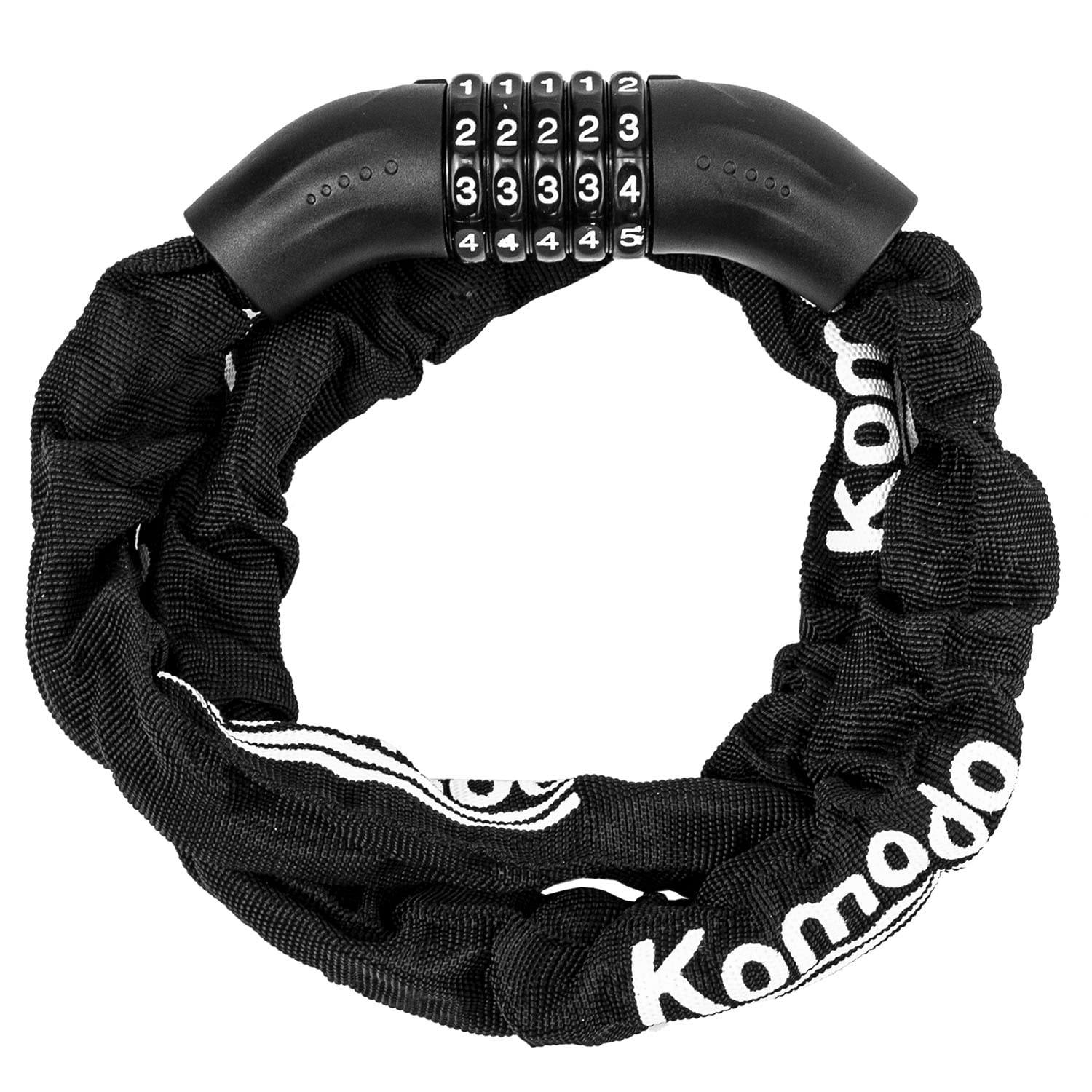 KOMODO 5 Digit BICYCLE CHAIN LOCK 1.1m Metre Code Combination Bike Loop