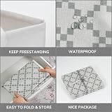 TIMEYARD Large Laundry Basket 75L 2-Pack Collapsible Tall Hampers Grey view 6