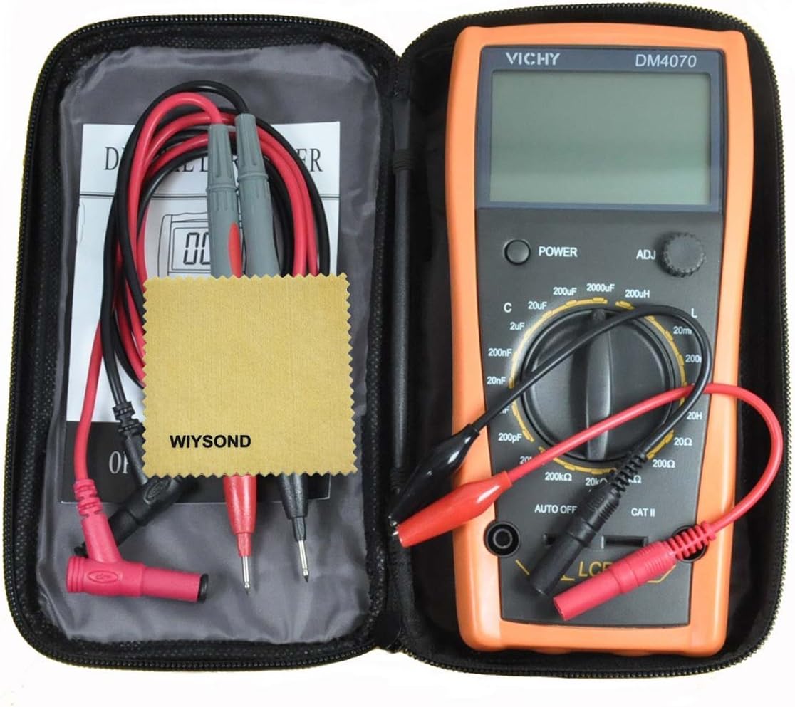Vici Digital LCR Meter DM4070 3 1/2 20H 2000uF 20Mohm Self-discharge Inductance Resistance Capacitor by Vici