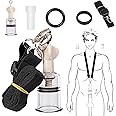 Penis Extender Stretcher Kit, Penis Pump Sex Toys for Men Dual-Wear Traction Device, Penis Enlargement Extension Adjustable Training Kit, Adult Sex Toys for Male Penis Enlarger and Erection Exercise