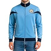 Icon Sports Officially Licensed Manchester City FC Soccer Track Jacket - Unisex Adult