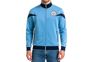 Icon Sports Officially Licensed Manchester City FC Soccer Track Jacket - Unisex Adult