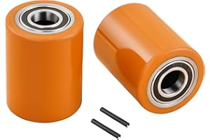 Electric Pallet Jack Load Wheels replacement 2pcs Compatible with Toyota 8HBW23 by JackCraft