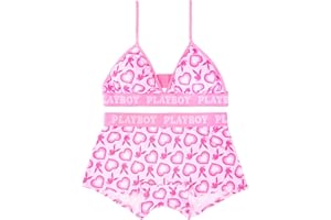 Playboy Womens �鶹�� Exclusive Juniors Ladies Bunny Print Underwear and Bra Sets in Sizes XXS-xlBoy Short Panties