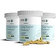 resbiotic resB Lung Support Probiotic Supplement - Lung Health Supplement for Smokers, Gut Health, Immune Support, Respiratory Care, Holy Basil, Turmeric, Clinically Trialed - 180 Capsules (3 Bottles)