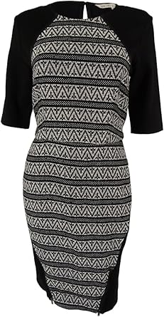 elbow sleeve work dress