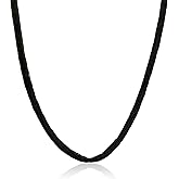 iJewelry2 Black Silk Satin Silver Clasp Cord Chain Necklace 14" 16" 18" 20" 22" 24" 30" 36" 40"-20"