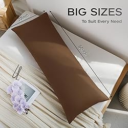 DOWNSTORIA Memory Foam Body Pillow with Removable