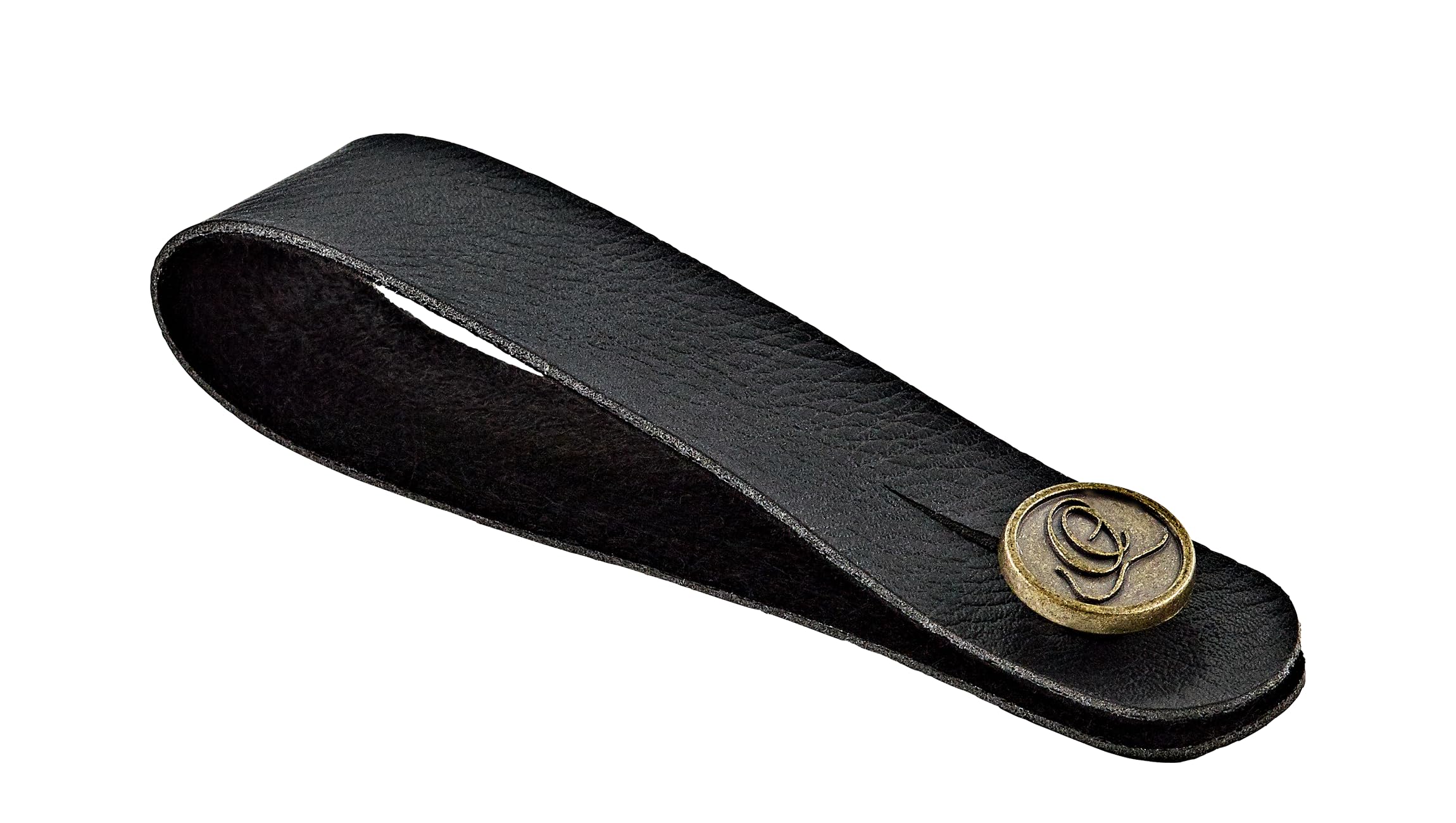 Ortega Guitars Vegan Strap Connector – for Guitar and Ukulele – Vegan Series – Black (CONNECT-BK)