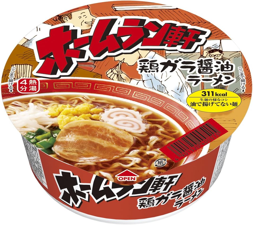 Amazon テーブルマーク ホームラン軒鶏がら醤油ラーメン 94g 12個 テーブルマーク ラーメン 通販