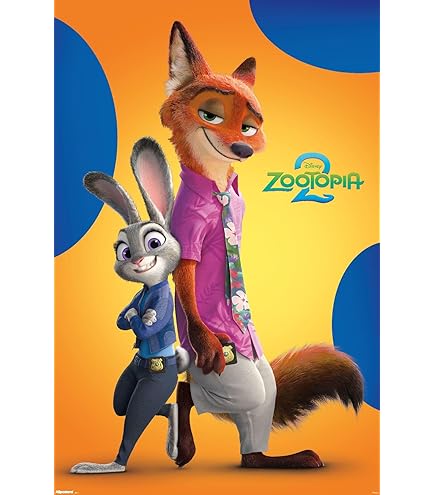 Amazon.com: ZOOTOPIA MOVIE POSTER 2 Sided ORIGINAL INTL FINAL