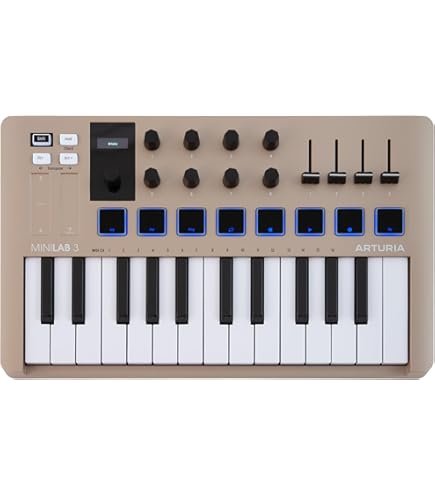 Amazon.com: Arturia MiniLab 3 Mini Hybrid Keyboard Controller