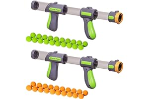 GoSports Official Foam Fire Blasters - 2 Pack Toy Blasters & Replacement Bullet Balls – Fun for Accuracy Games and GoSports Foam Fire Shooting Games
