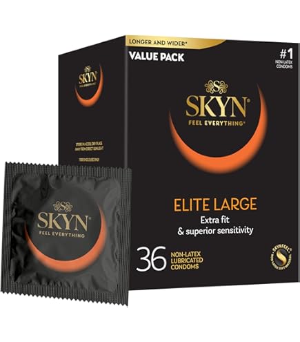 Amazon.com: SKYN Elite Ultra Thin Lubricated Latex Free Condoms Value Pack,  46 Count : Health & Household