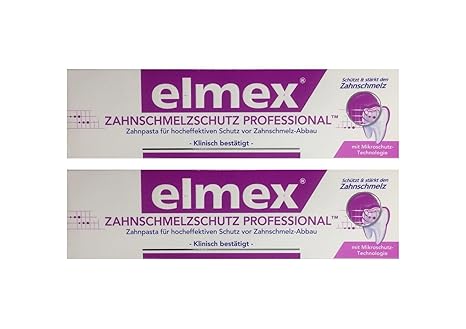 2x ELMEX Zahnschmelzschutz PROFESSIONAL Zahnpasta 75ml PZN 11072327 Zahncreme