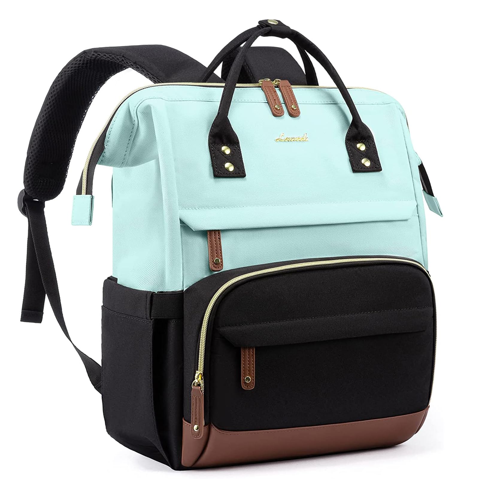 Photo 1 of LOVEVOOK Laptop Backpack for Women, 15.6 Inch Work Business Backpacks Purse With Large Capacity, Waterproof Nurse Bag College Bookbag for School, Waterproof Casual Daypack for Travel