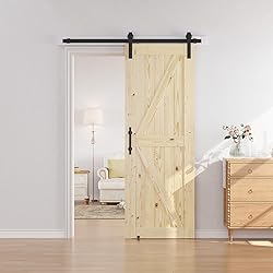 SMARTSTANDARD 30in x 84in Sliding Barn Door with