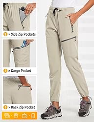baleaf Women's Hiking Pants Quick Dry Water
