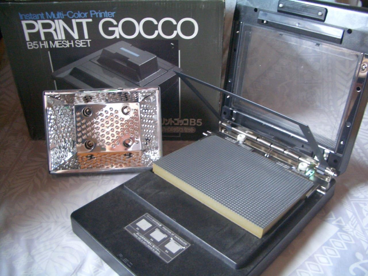 RISO Print Gocco B5 hi mesh set / LARGE Gocco Instant Multi