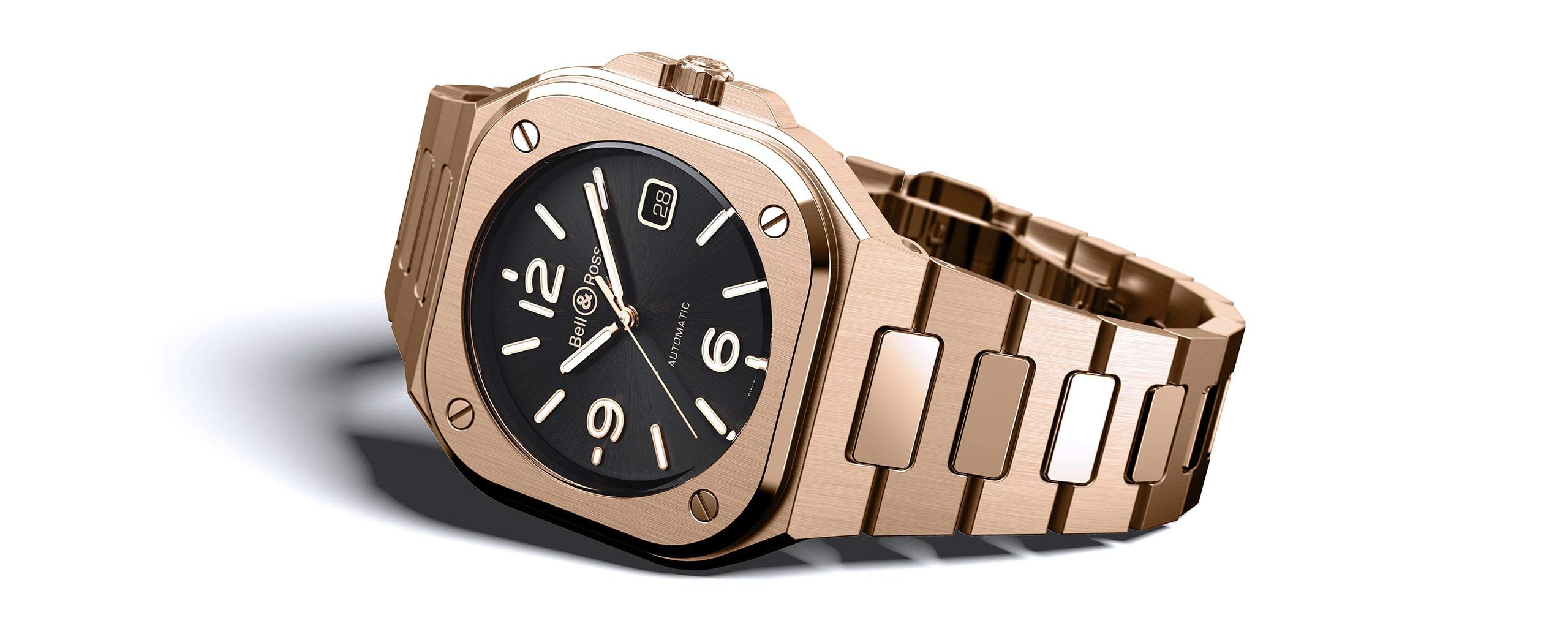 Bell & Ross BR 05 Rose Gold Automatic Watch