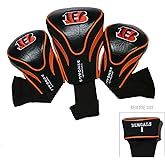 Team Golf NFL Numbered 1, 3, & X, Fits Oversized Drivers, Utility, Rescue & Fairway Clubs, Velour Lined for Extra Club Protection