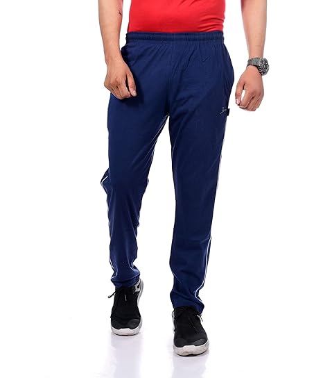 poly cotton track pants