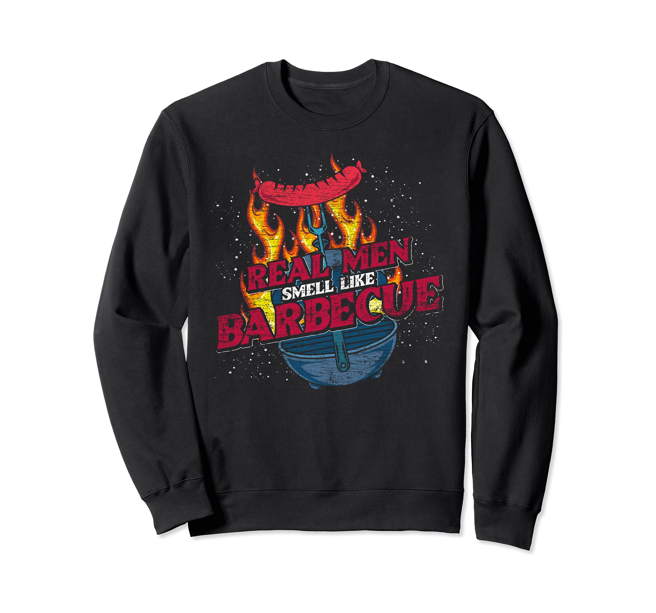 Funny Grillmaster Men BBQ Grilling Steak Griller Barbecue Sweatshirt