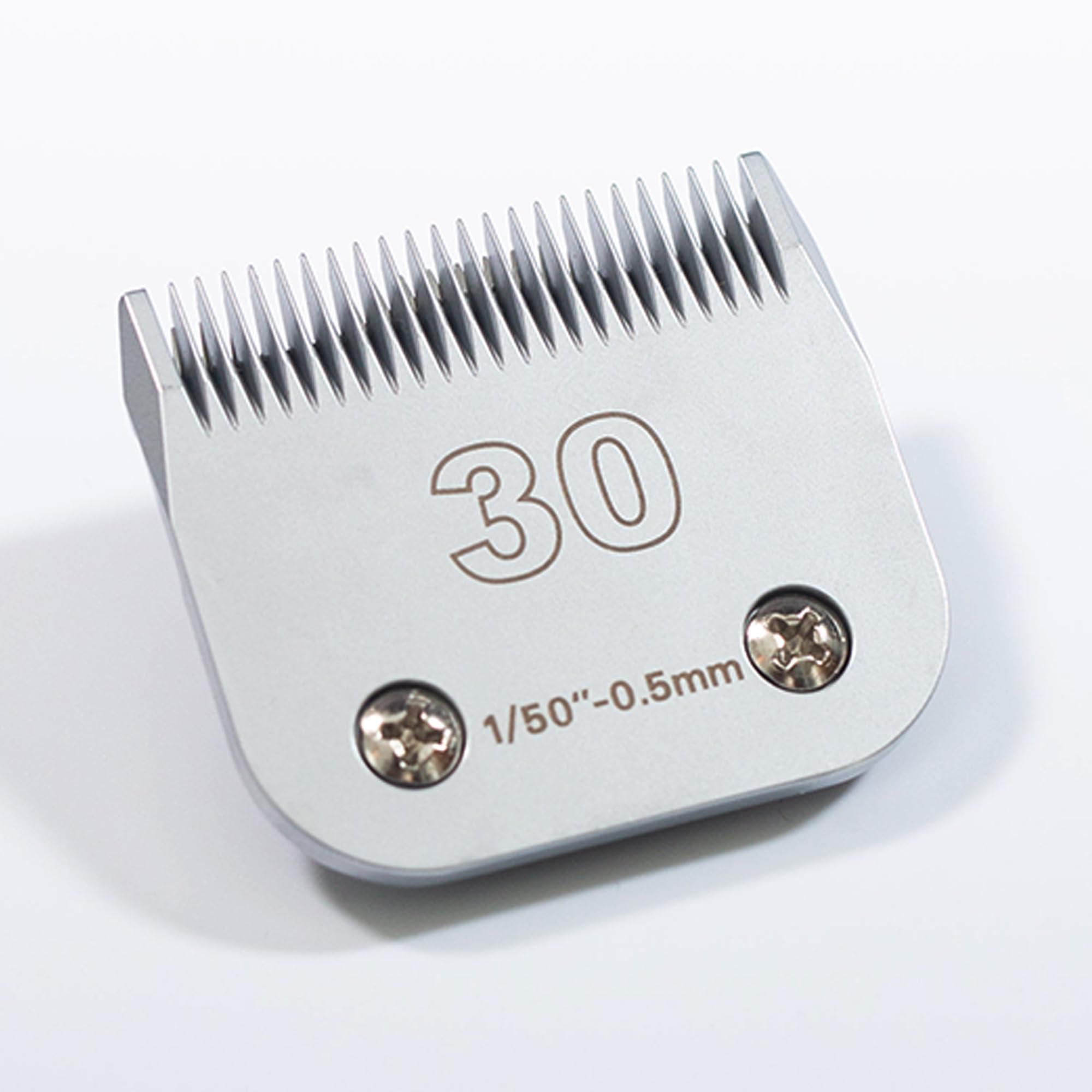 Professional Dog Clipper Blades, 30 0.5mm Dog Grooming Clippers with Detachable Blade Compatible for Oster Andis Wahl Conair A5 Model Series, Sharp, Hardness