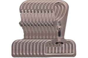 BIKICOCO 1'' Swivel Trigger Tilt & Bump Thumb Knob Bolt Snap Hook Lobster Clasp for Dog Leash Collar, Webbing, Gunmetal - Pack of 10