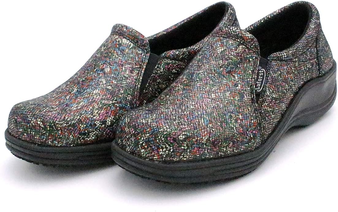 Laforst Womens Leather Slip Resistant Nursing Waitress