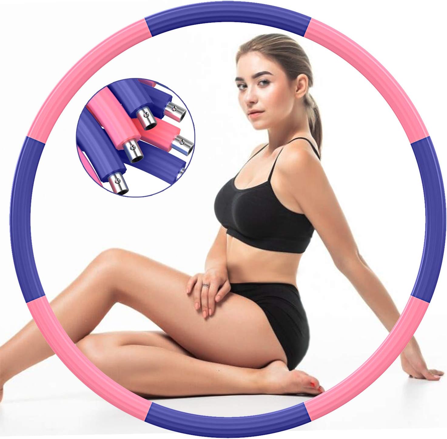 TTMOW Hoola Hoops for Adults, Upgrade Stainless Steel Core with Thicker Premium Foam Weight Loss Weighted Hoola Hoop for Exercise, Stable and Comfortable, 2.7lb: Toys & Games