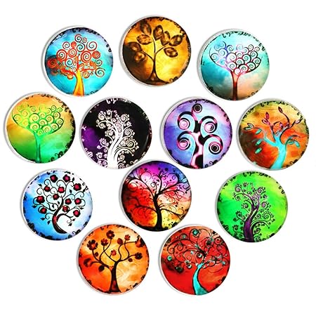 Upgrade) cosylove Juego de 12 flores imanes para nevera, Imanes de ...