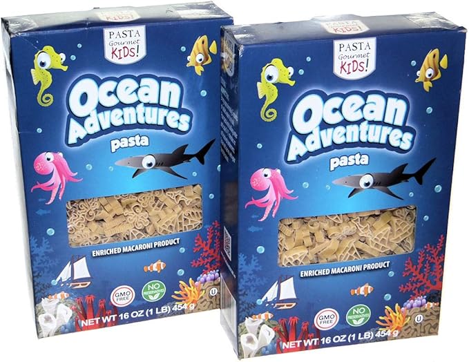 Pasta, Ocean Adventures Pasta with Sea Creature & Boat Shapes, Kosher