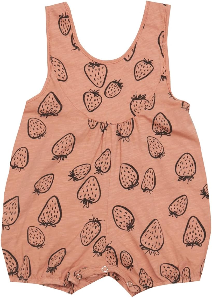 rylee and cru strawberry romper