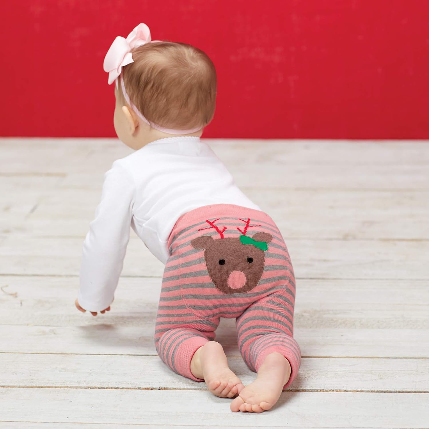 Mud Pie Reindeer Knitted Pants: Clothing