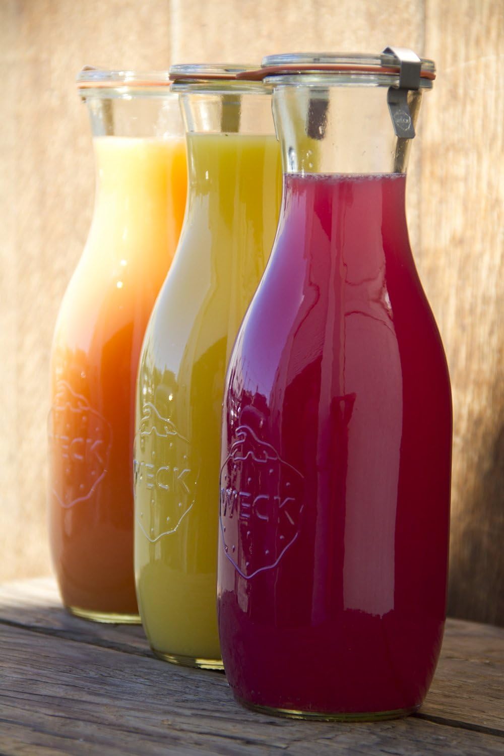 Set of 6 Weck 763 Juice Jar .25 Liter Home Jars