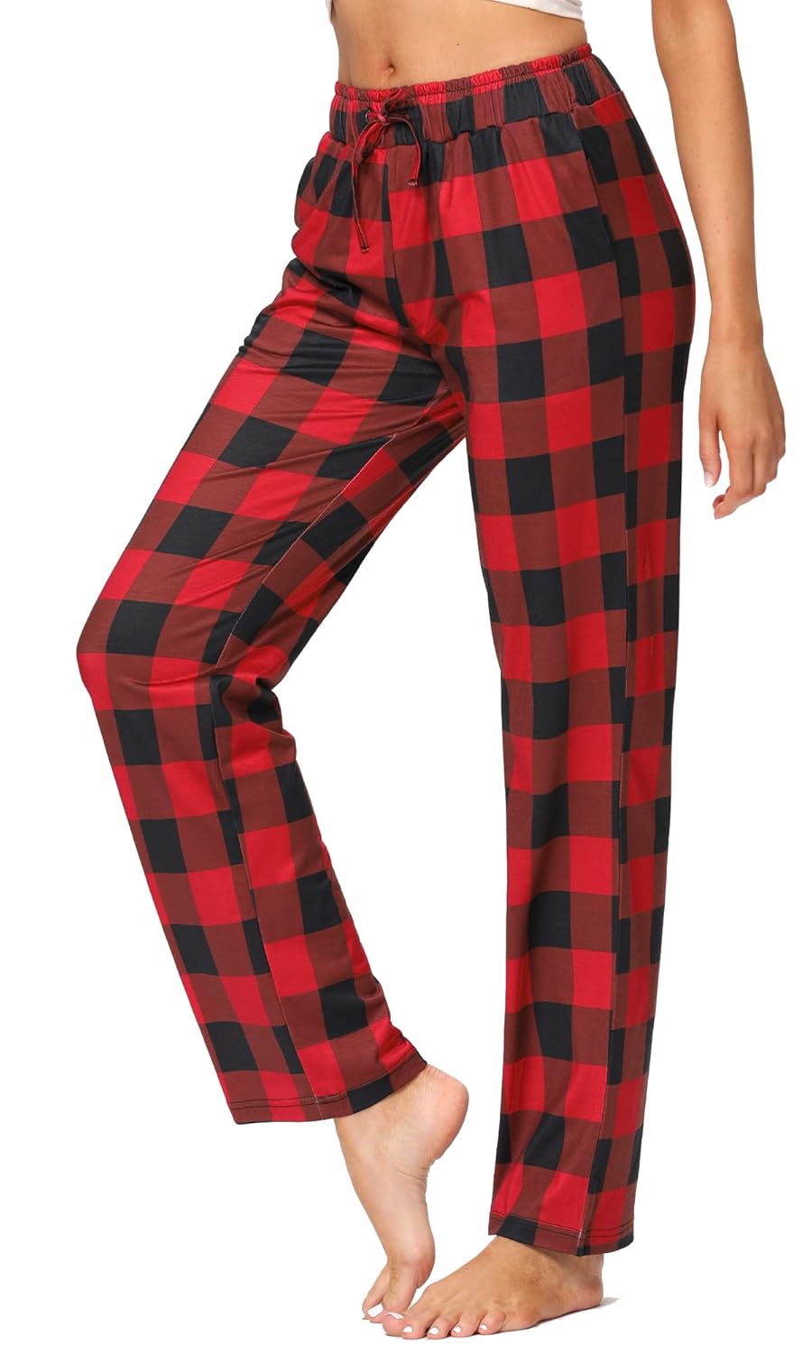 Buy fitglam Women's Pajama Bottoms Loose Sleepwear Lounge Yoga Pants