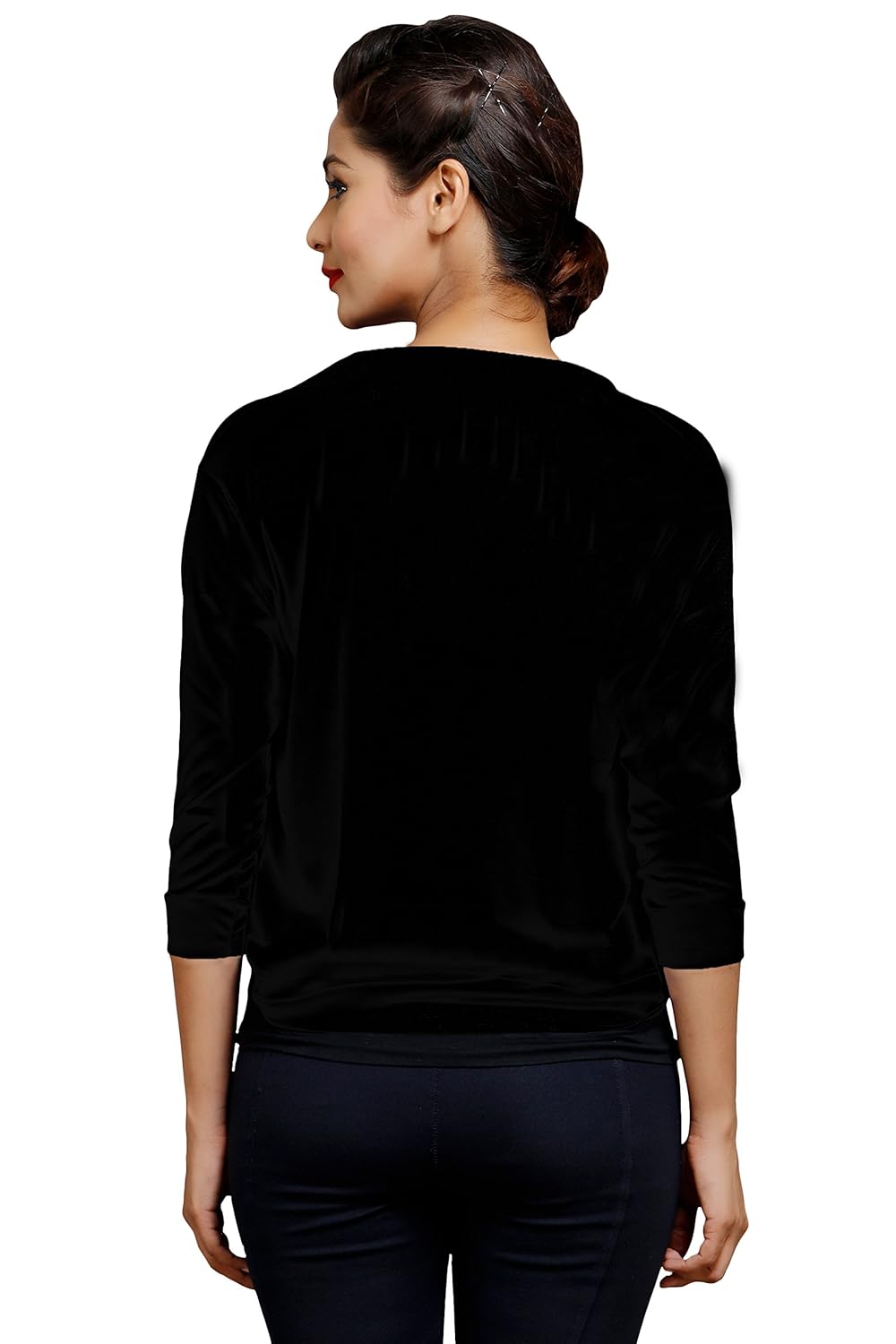 goodtry women's shrug-black