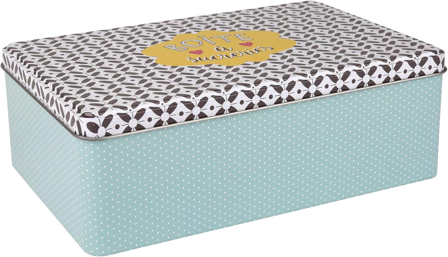 Faveco Caja metálica multifunción, Multicolor, 13.5: Amazon.es: Hogar