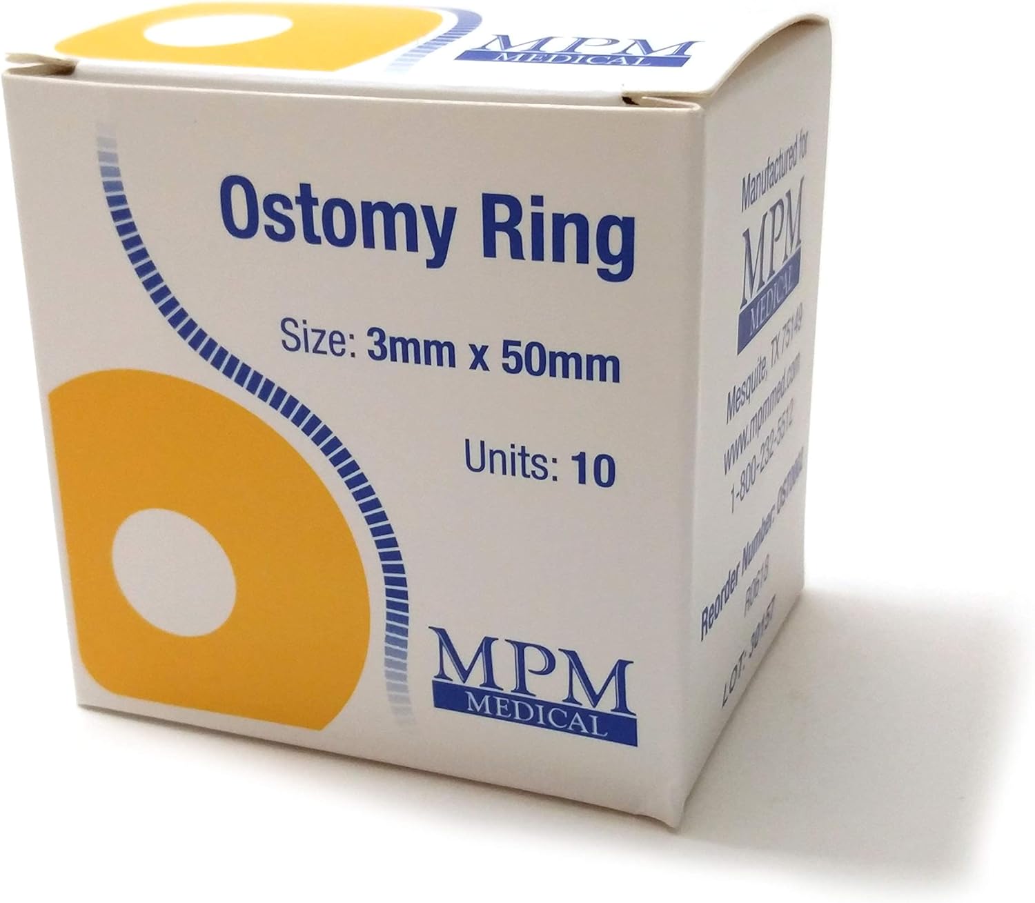 Ostomy Barrier Ring, 2" (50mm), Box of 10, by MPM Medical: Health & Personal Care