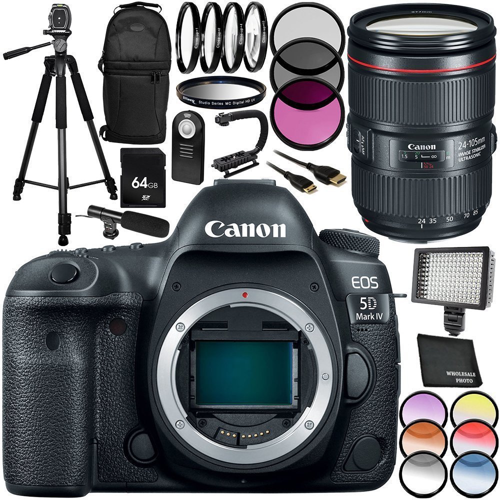 Canon EOS 5D Mark IV cámara DSLR con EF 24-105 mm f/4L IS II USM ...