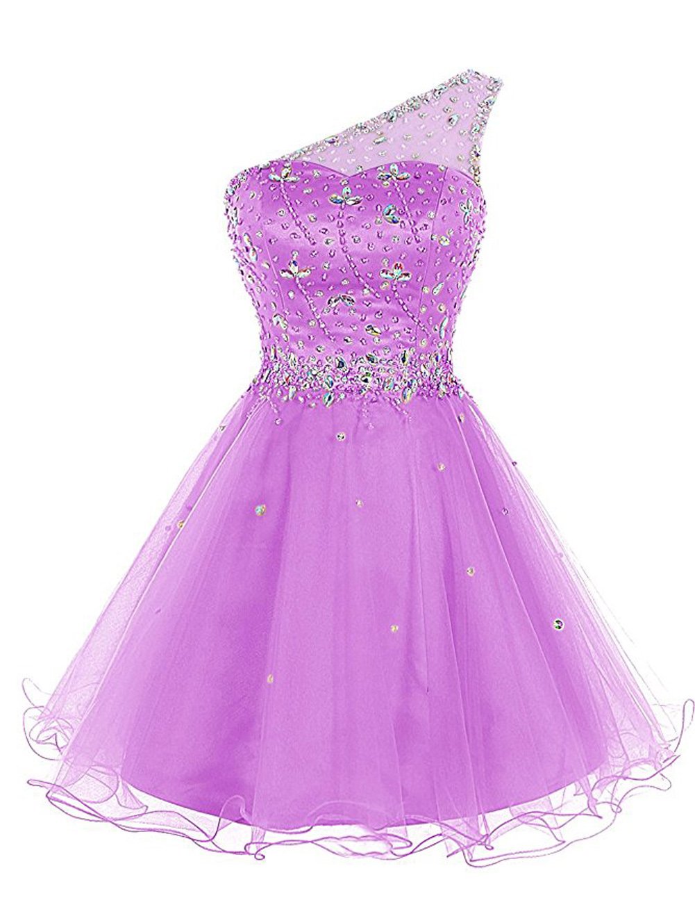 Lily Wedding Juniors Aline One Prom Dress 2018 Short Tulle Party Dress Mini