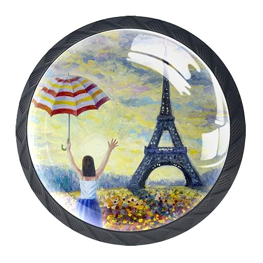 Küchenschrankknöpfe Ölgemälde schön Nachttischknöpfe Bemalte