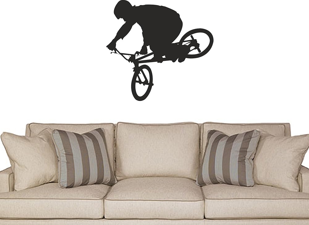Bike wall decal Handmade