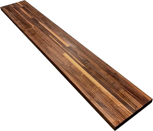 Amazon Com Forever Joint Walnut Butcher Block Shelf Bar Top 1 5