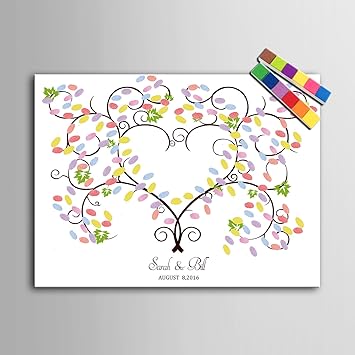 D Empreinte Digitale Signature Impression Sur Toile Vigne Arbre De