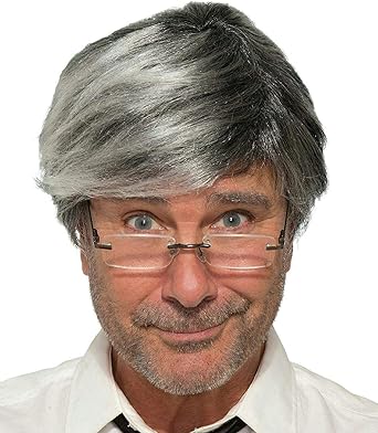 Amazon Com Forum Novelties Men S Wig Old Man Gray Party Supplies