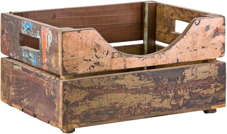Caja rústica reciclado: Amazon.es: Hogar