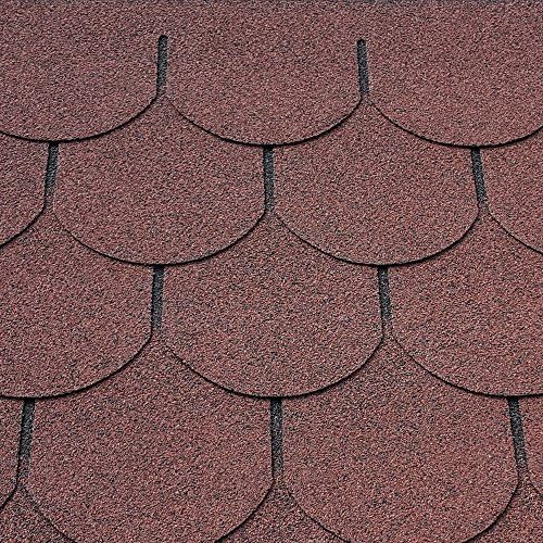 felt shingles slate grey fishscale 5 tab shed roofing