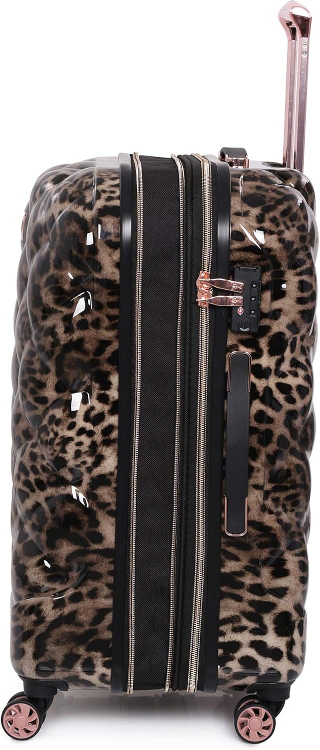 it luggage leopard